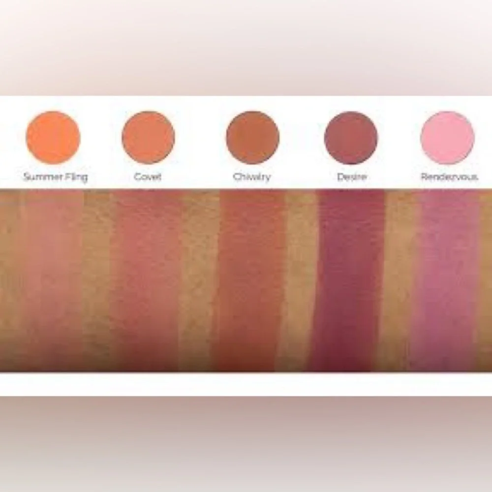 💄BUNDLE OF 4💄BLUSHES by Makeup Geek for Deep Skin NWT